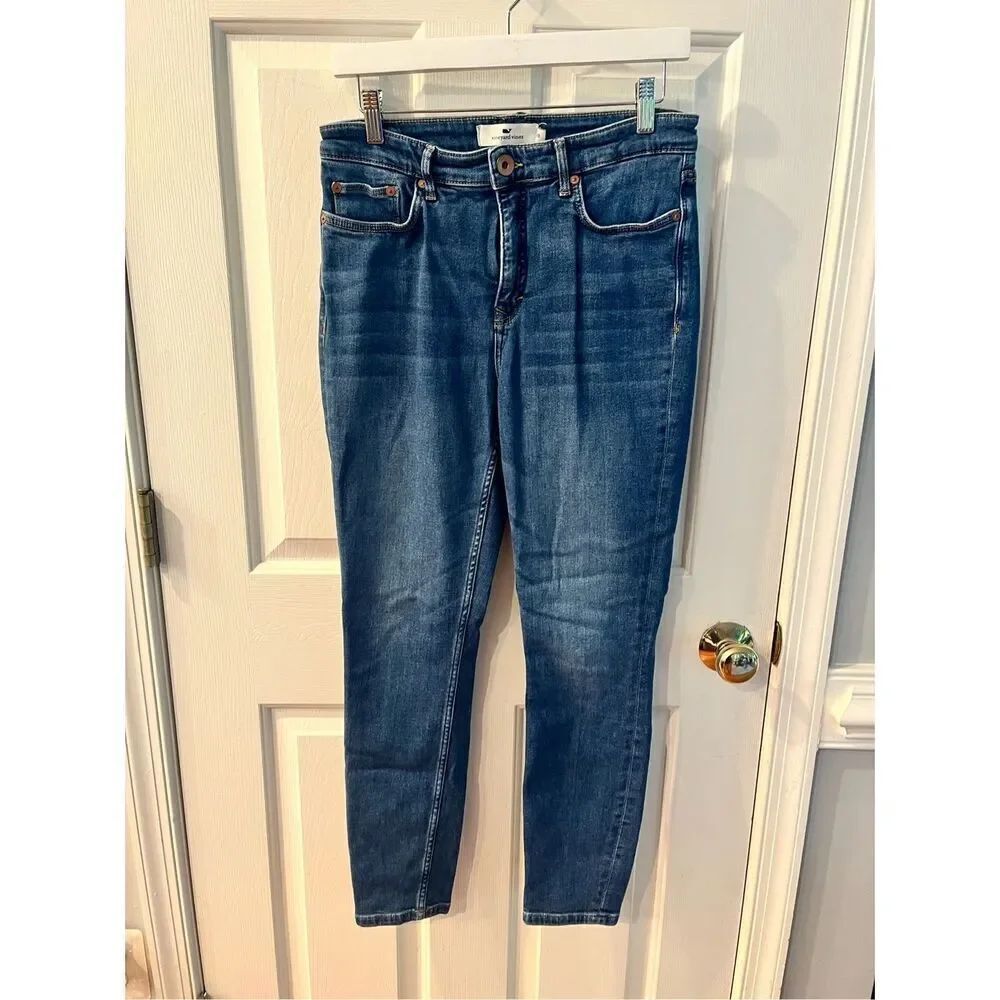 Vineyard Vines High Rise Skinny Jeans sz 29 EUC